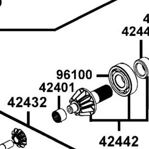 96100-63050-00 BRG BALL RADIAL 6305 — diagram cutout