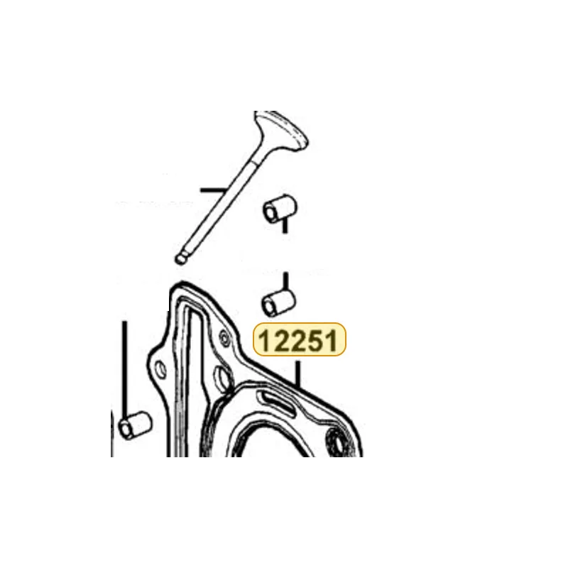 12251-LEA6-900 GASKET CYLINDER HEAD — diagram cutout