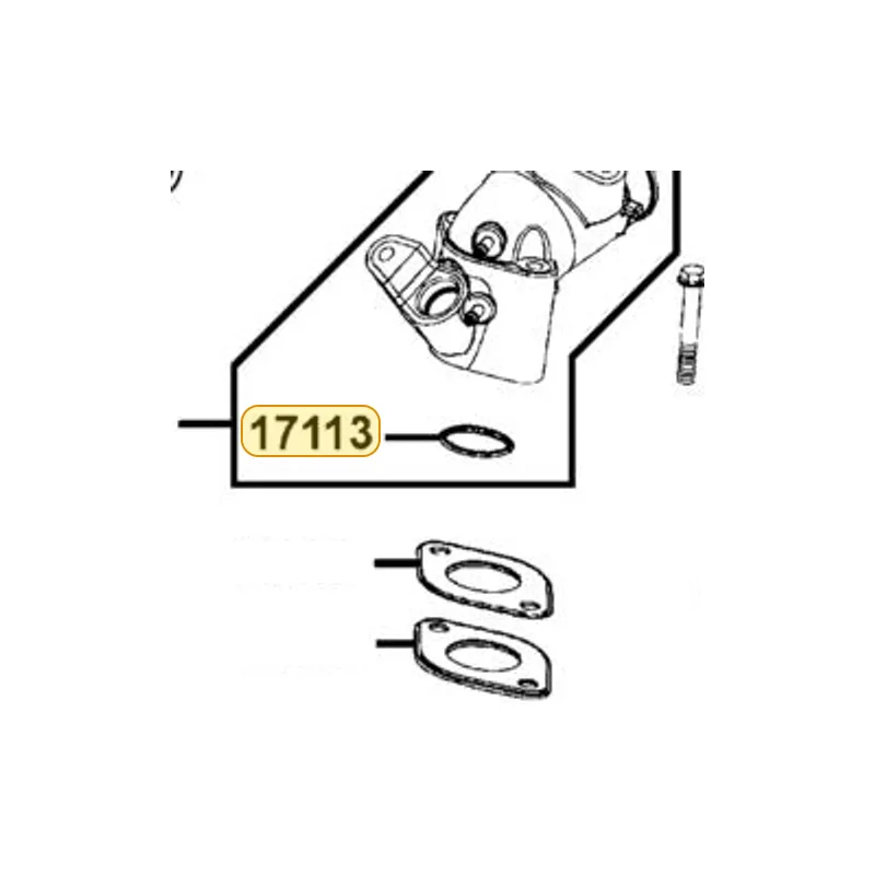 17113-KKE3-900 O-RING INLET PIPE — diagram cutout