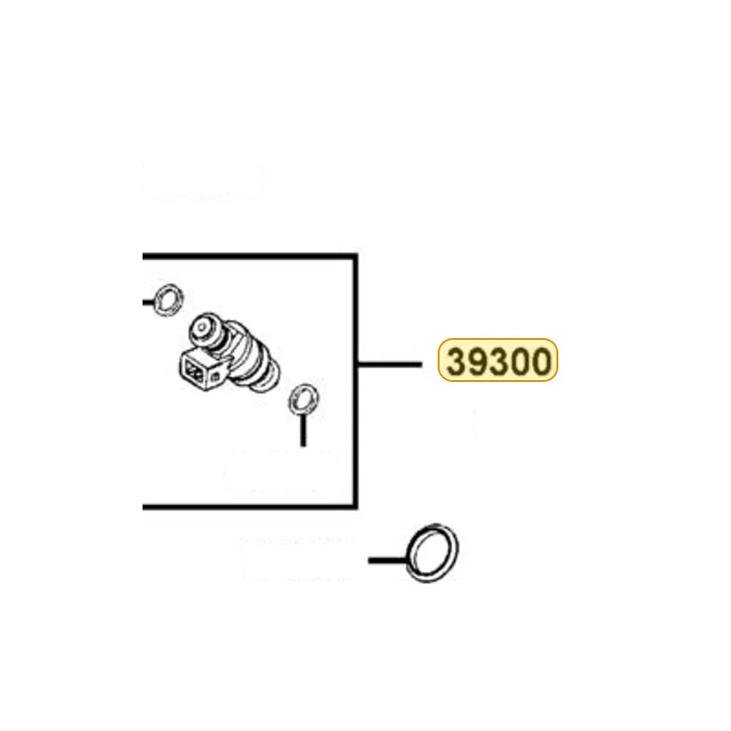 39300-LEA6-800 FUEL INJECTOR — diagram cutout