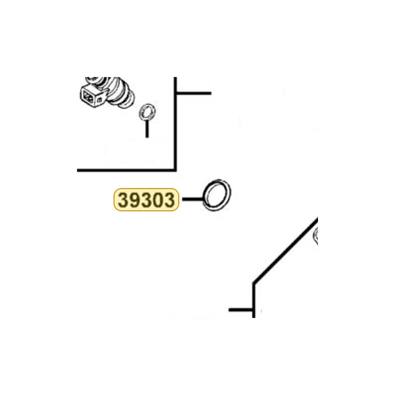 39303-LEA6-900 SEAL HIGH TENSION FUEL — diagram cutout