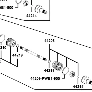 44209-PWB1-900 BOOT-BAND (L) — diagram cutout