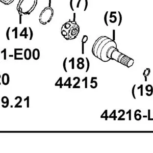 44215-PWB1-900 SNAP RING — diagram cutout