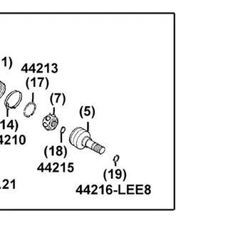 44216-LEE8-E00 CIRCLIP DOJ STEM — diagram cutout
