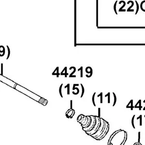 44219-ALC1-E00 BOOT BAND(S) — diagram cutout