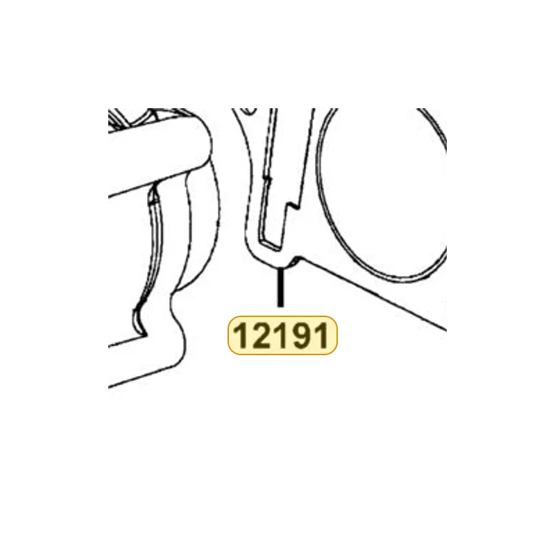 12191-LEA6-900 GASKET CYLINDER A — diagram cutout
