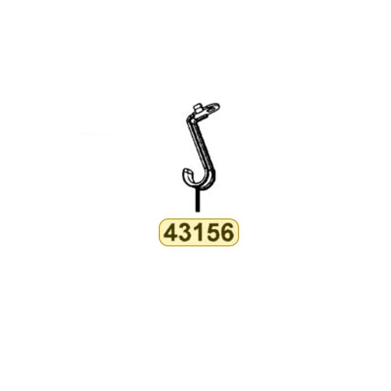 43156-LEA5-E00 CLAMPER RR BRK HOSE — diagram cutout