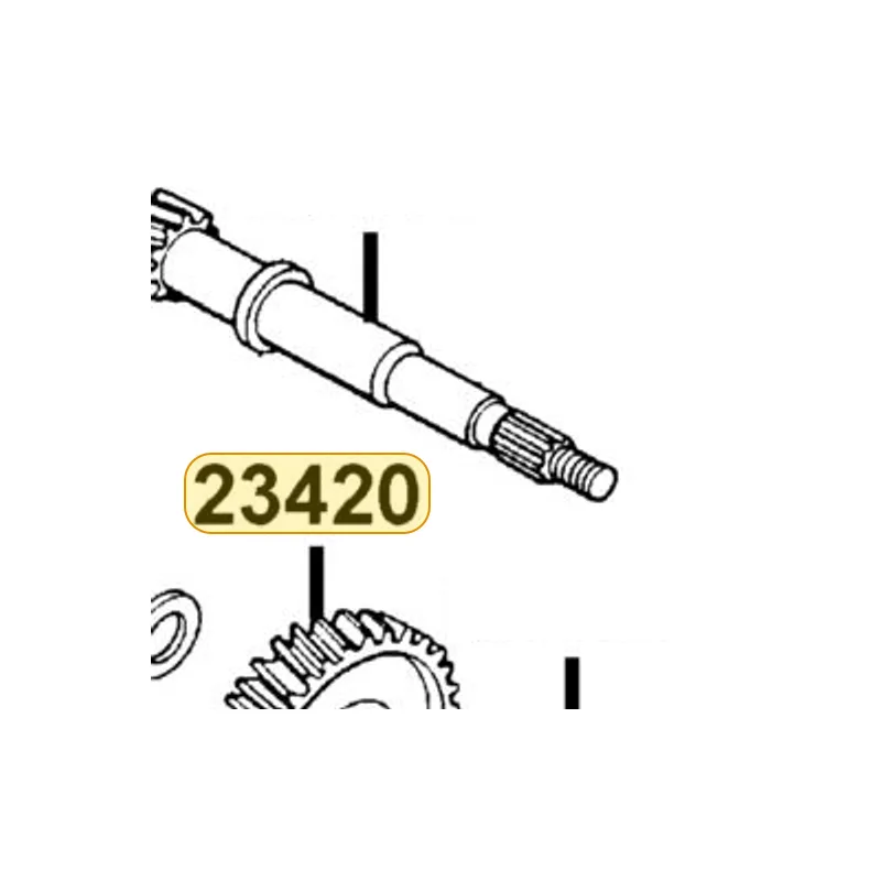 23420-LEA6-E00 SHAFT COMP COUNTER — diagram cutout