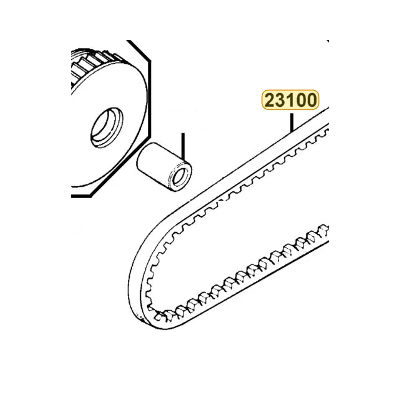 23100-LEA6-900 BELT DRIVE — diagram cutout