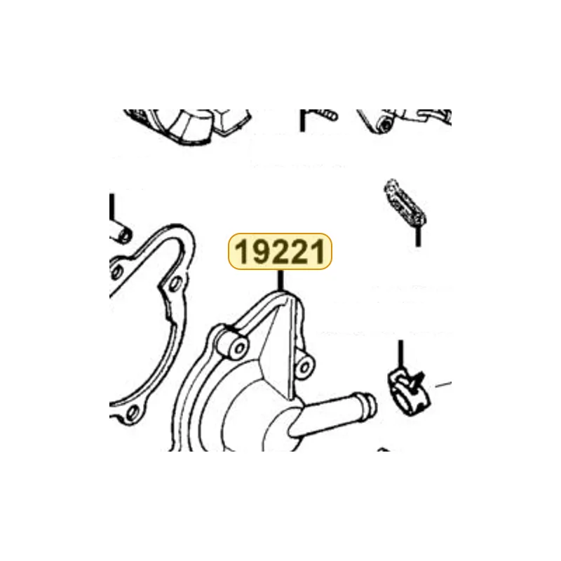 19221-KKC3-900-HJA COVER WATER PUMP — diagram cutout