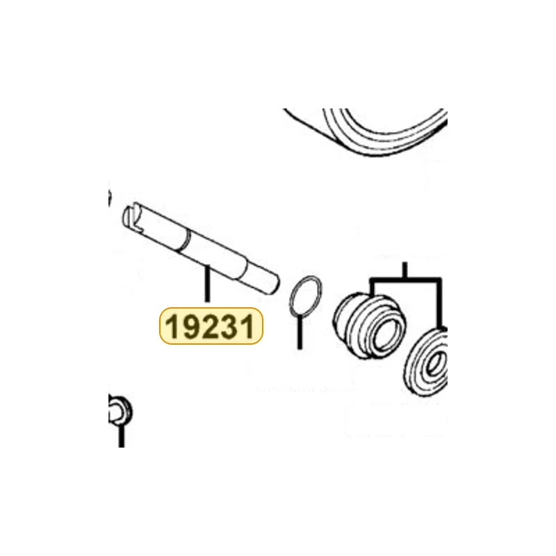 19231-LEA5-E00 SHAFT WATER PUMP — diagram cutout