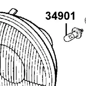 34901-KED9-900 BULB HEAD LIGHT (12V 60/55W12342) — diagram cutout