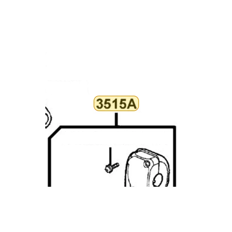3515A-LEA5-B80 SW ASSY RH HANDLE COMP (A.H.C.) — diagram cutout