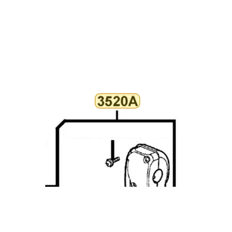 3520A-KEBE-900 SW ASSY L HNDL COMP — diagram cutout