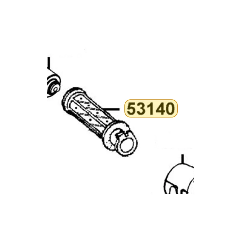 53140-KKC3-900-N1R GRIP COMP THROT (Black) — diagram cutout