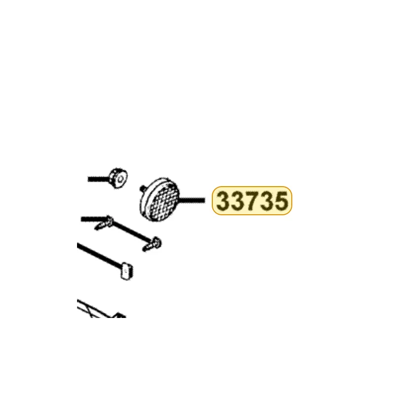 33735-KGB5-M30 REFLEX REFLECTOR COMP L SIDE — diagram cutout