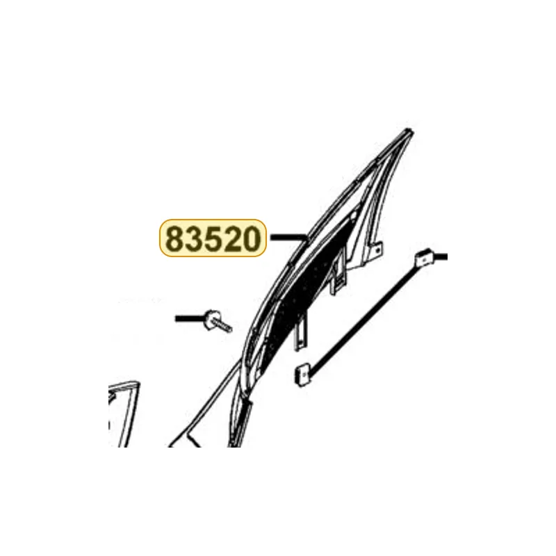 83520-LEA5-E00-N1R COVER R SIDE (Black) — diagram cutout