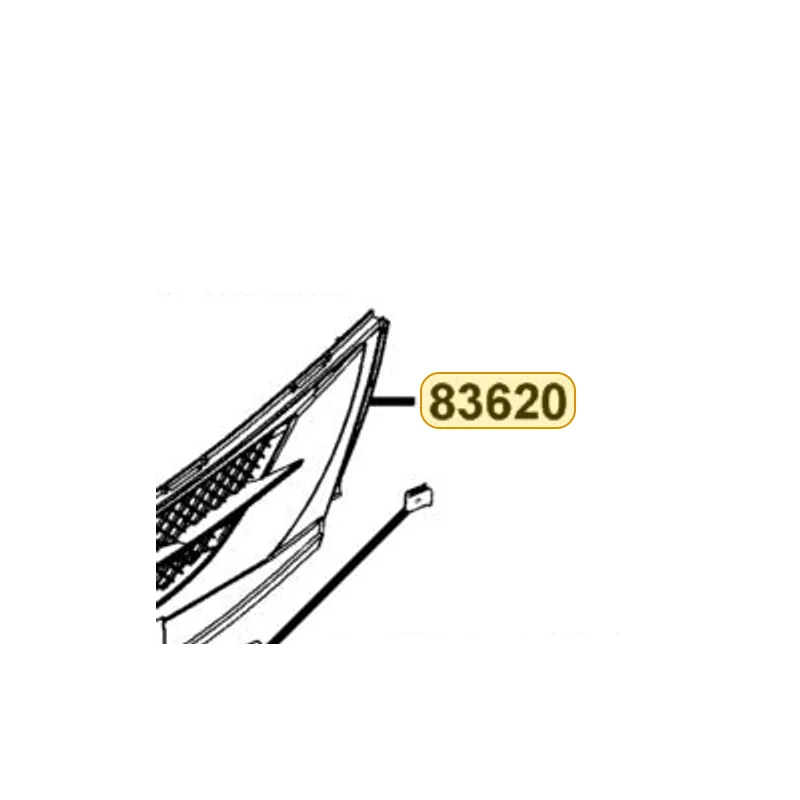 83620-LEA5-E00-N1R COVER L SIDE (Black) — diagram cutout