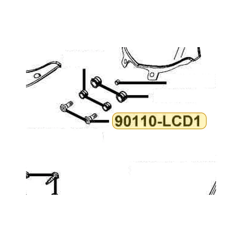90110-LCD1-E00 SCREW SPECIAL 6*25 — diagram cutout