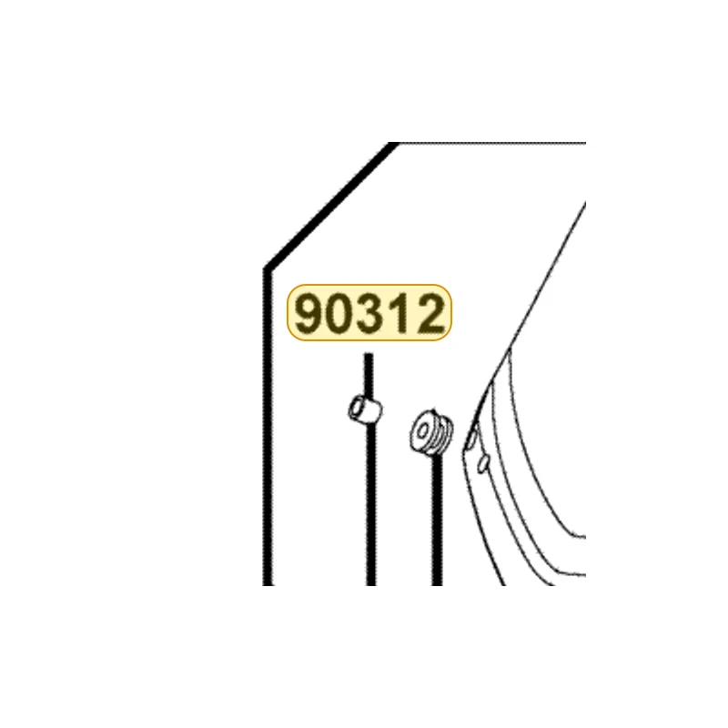 90312-LCD3-E01 COLLAR VISOR — diagram cutout
