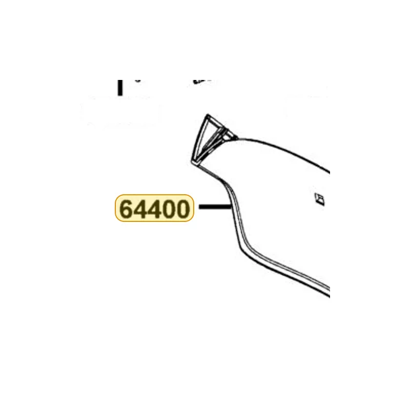 64400-LEA5-E00-N8P COWL UNDER (Bright Silver) — diagram cutout