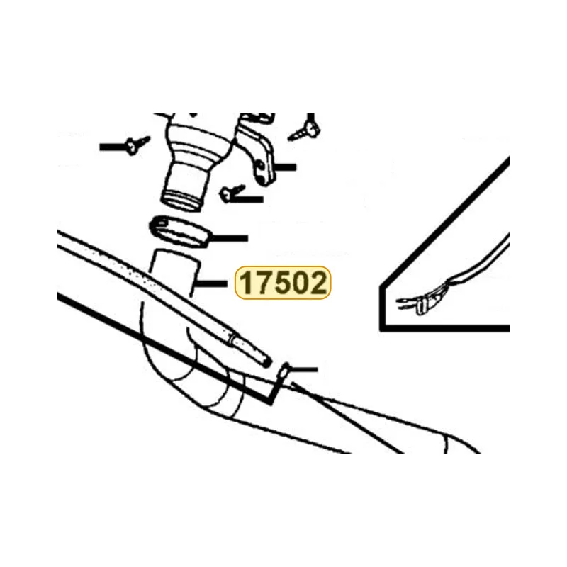 17502-LEA6-MY0 HOSE FUEL — diagram cutout