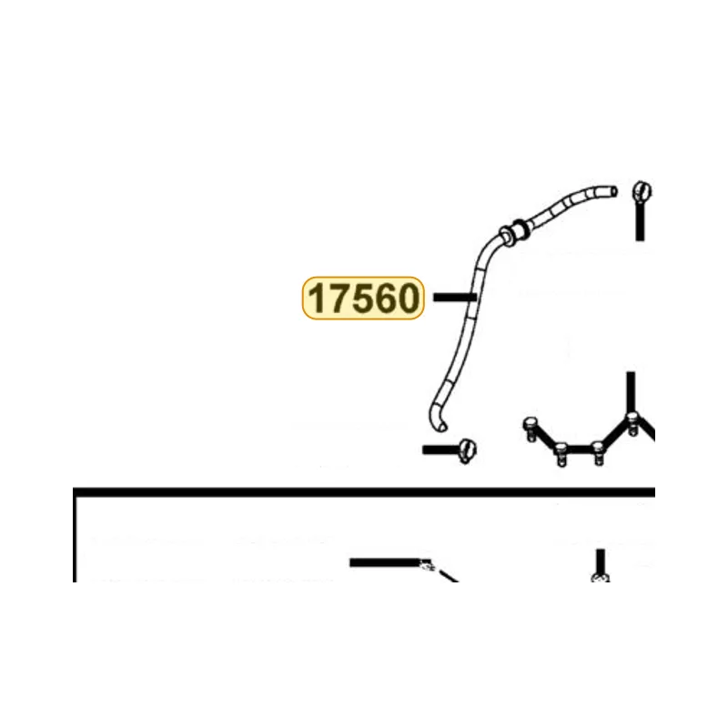17560-LEA6-MY0 TUBE PUMP INJECTOR — diagram cutout