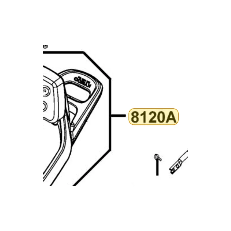8120A-LEA5-E00-NYA CARRIER ASSY RR — diagram cutout