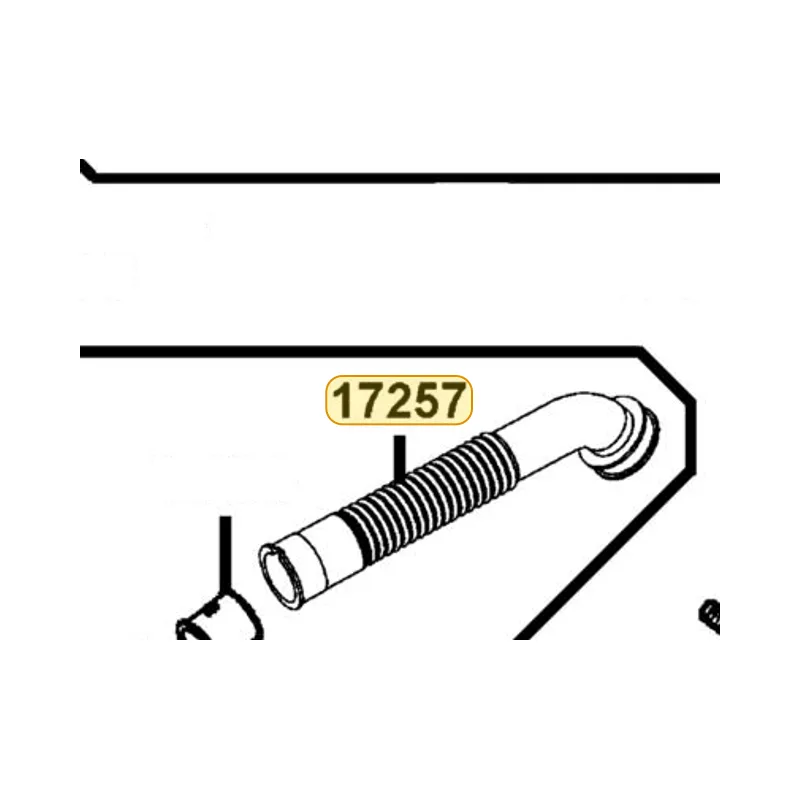 17257-LEA5-E00 DUCT AIR/C COVER — diagram cutout