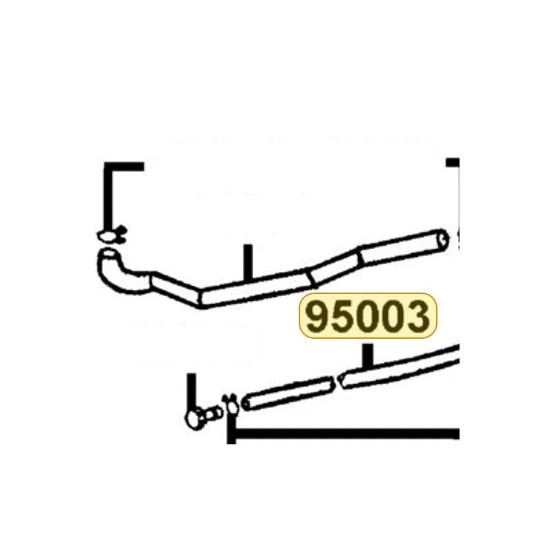 95003-23031-60 V TUBE 8*12*310 — diagram cutout