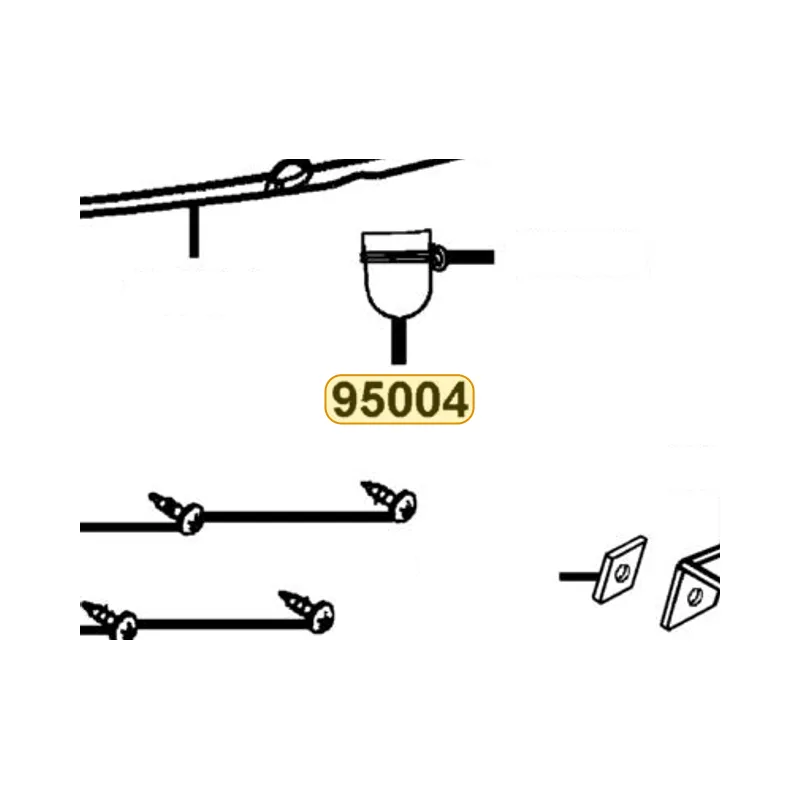 95004-LEA6-E00 TUBE DRAIN — diagram cutout