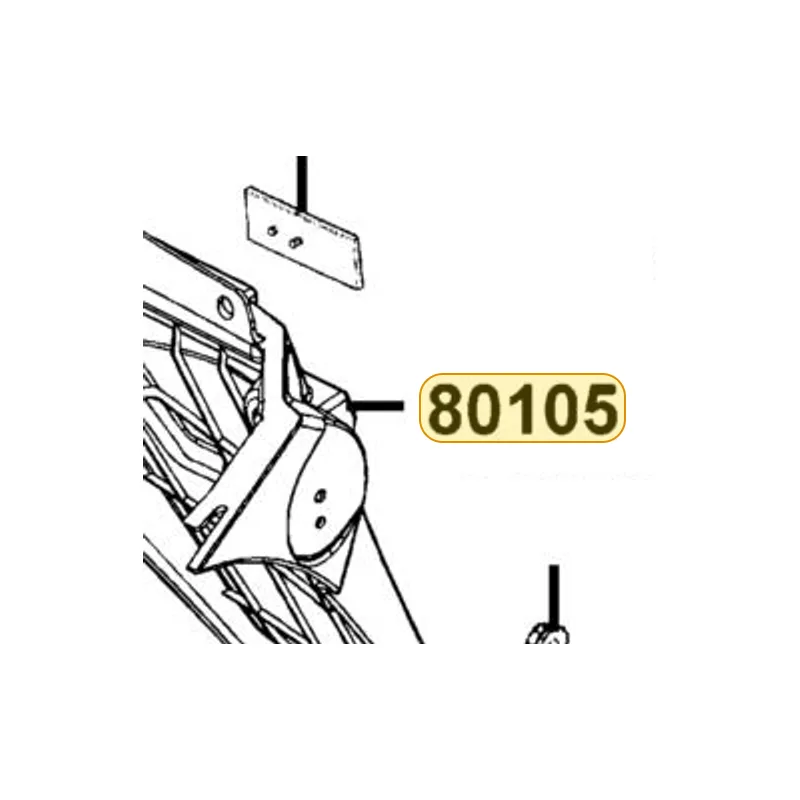 80105-LEA5-E00-N1R FENDER RR (Black) — diagram cutout