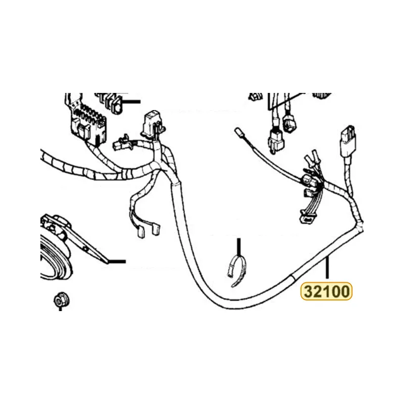 32100-LEA6-900 HARNESS WIRE — diagram cutout