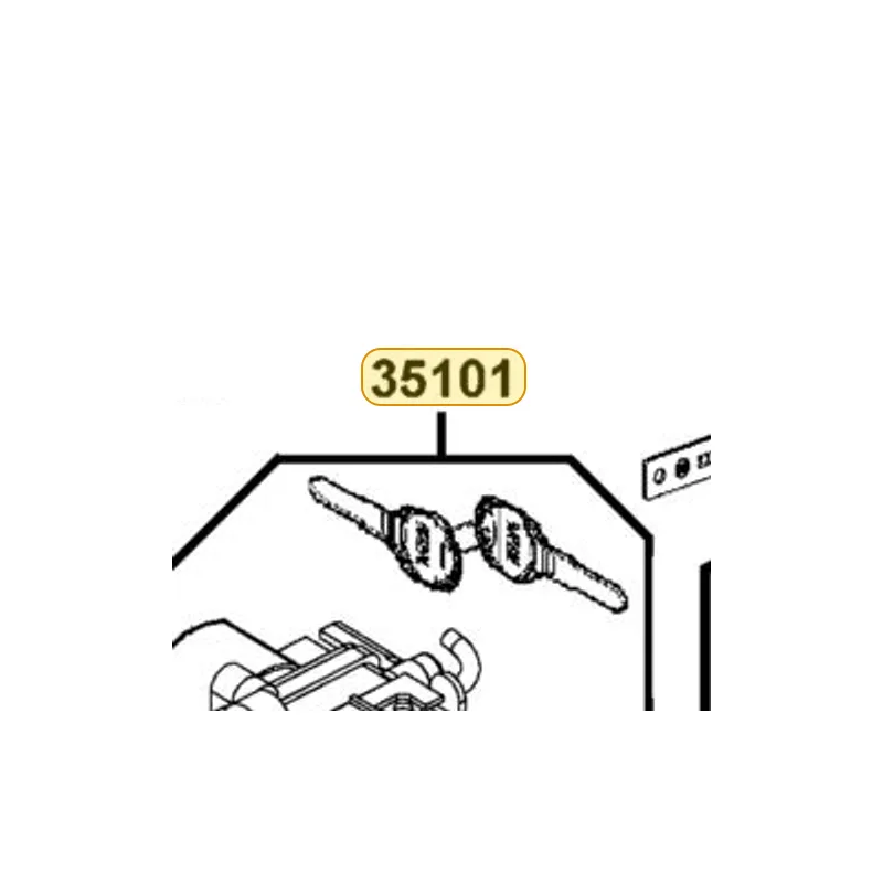 35101-LEA5-315-M2 SW SET COMB & LOCK — diagram cutout
