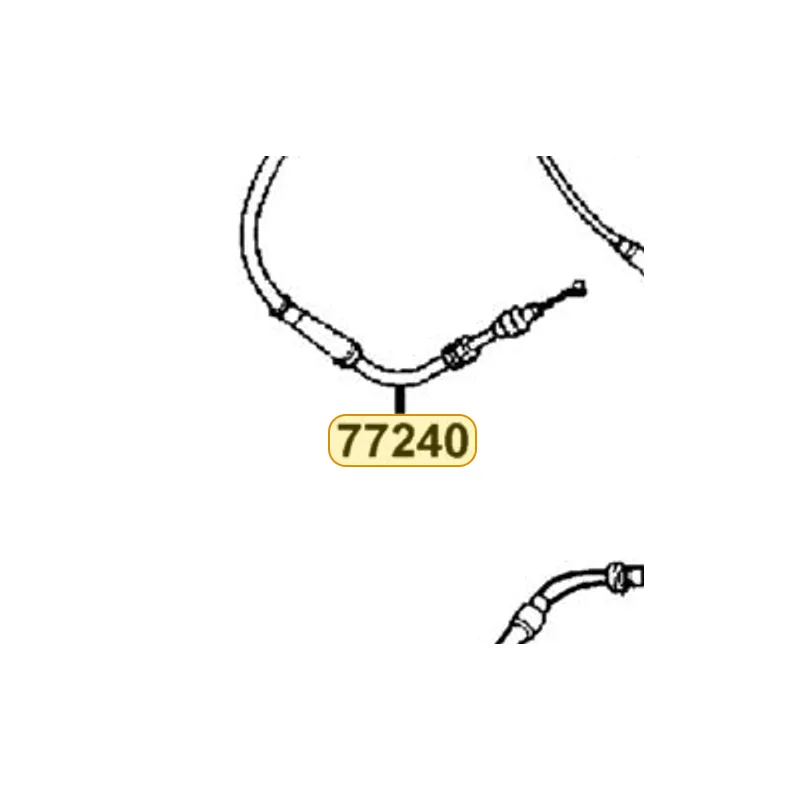 77240-LEA5-E0B CABLE COMP SEAT LOCK — diagram cutout