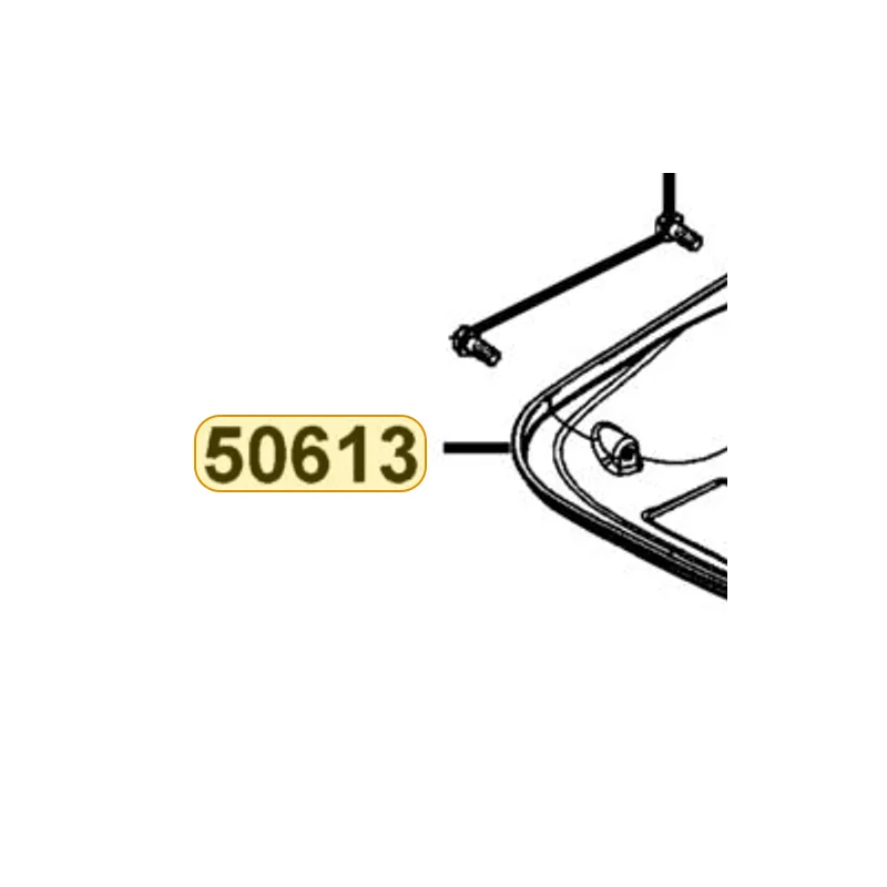 50613-LEA5-E00-N1R COVER UNDER (Black) — diagram cutout