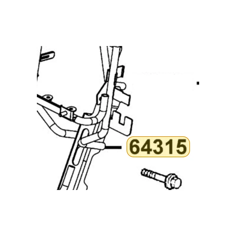 64315-LEA6-E00 STAY FR COVER — diagram cutout