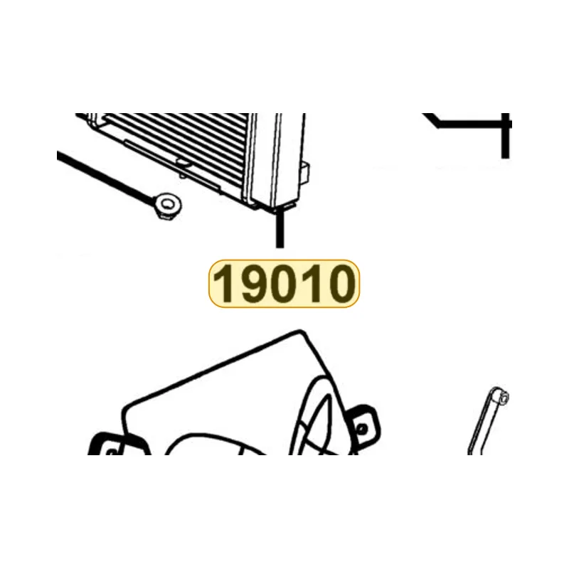 19010-LEA6-E00 RADIATOR COMP — diagram cutout