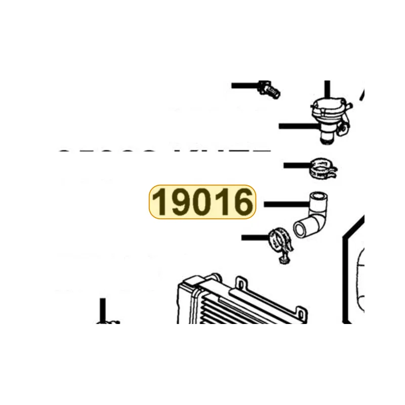 19016-LEA6-E00 HOSE WATER-UNIT CAP — diagram cutout
