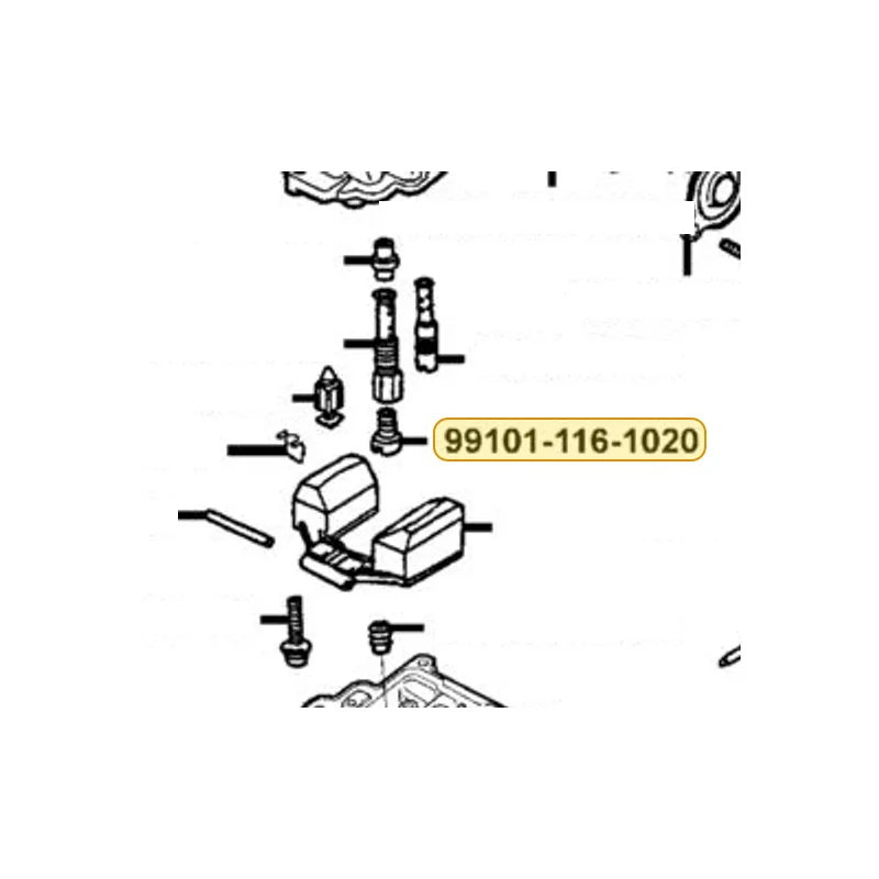 99101-116-1020 MAIN JET — diagram cutout