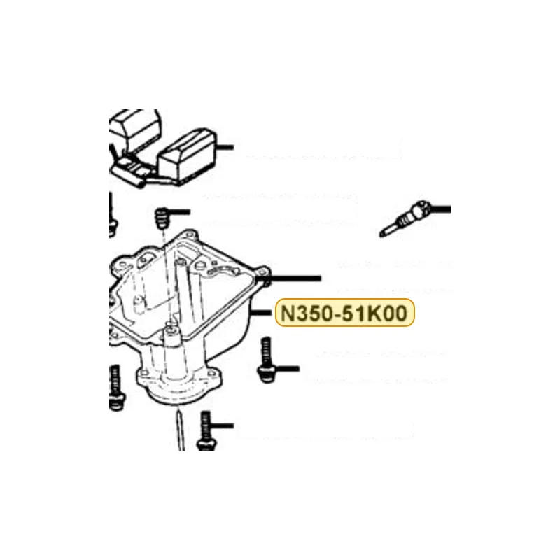 N350-51K00 FLOAT CHAMBER COMP — diagram cutout