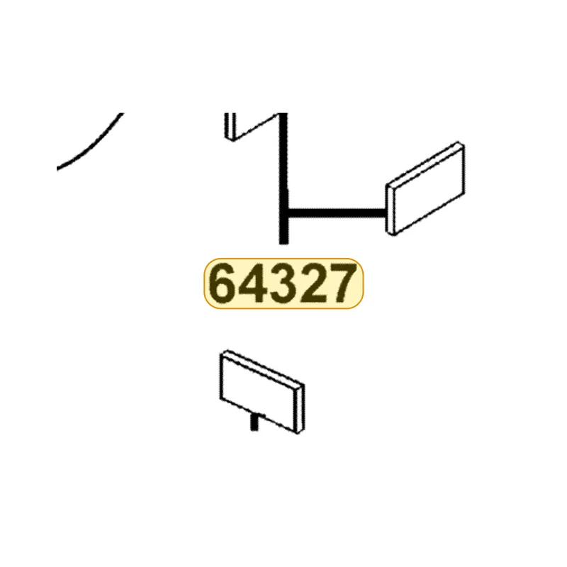 64327-KKC4-900 SPONGE TAPE METER COVER — diagram cutout