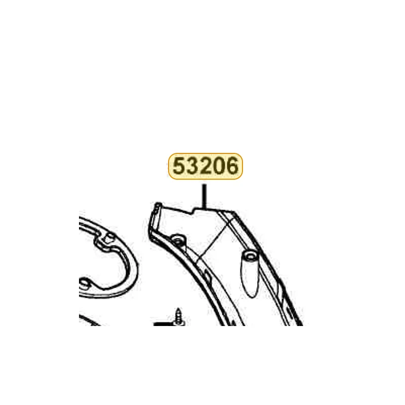 53206-KKC4-900-N1R COVER R HANDLE LOW (Black) — diagram cutout