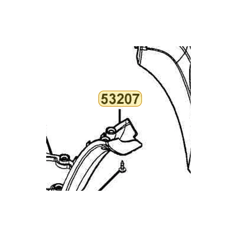 53207-KKC4-900-N1R COVER L HANDLE LOW (Black) — diagram cutout