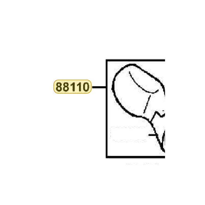 88110-KKC4-305-R1P MIRROR ASSY R BACK — diagram cutout