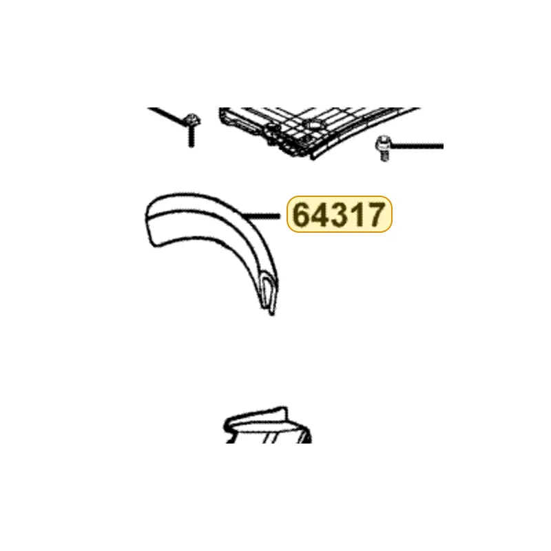 64317-KKC4-900 SEAL METER COVER FR — diagram cutout