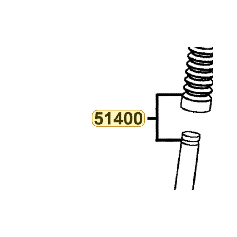 51400-KKC4-900-NJA FORK ASSY R FR (Silver) — diagram cutout