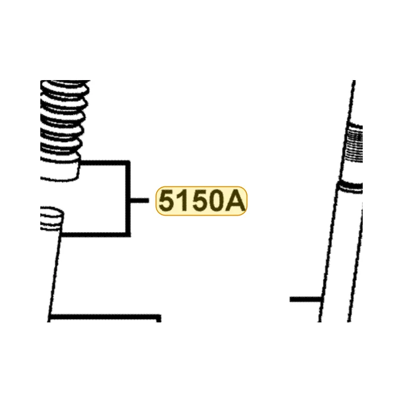 5150A-KKC4-900-NJA FORK SET L FR (Silver) — diagram cutout