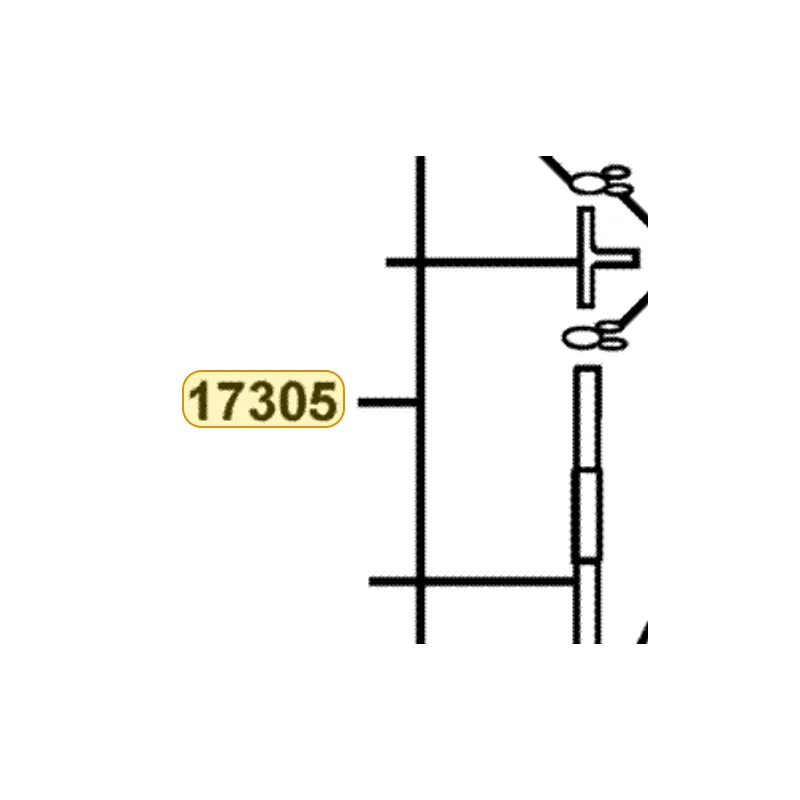 17305-KKC4-M30 TUBE ASSY TANK-VAPOR CONTROL VALVE — diagram cutout