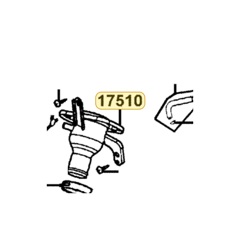 17510-KKC4-900 PIPE ASSY FUEL FILLER — diagram cutout